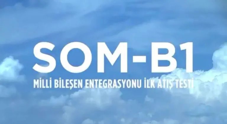 Türkiye'nin SOM füzesi yerli motorla hedefi tam isabet vurdu