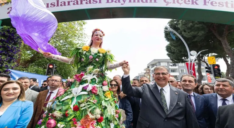 Uluslararası Bayındır Çiçek Festivali'ne start verildi