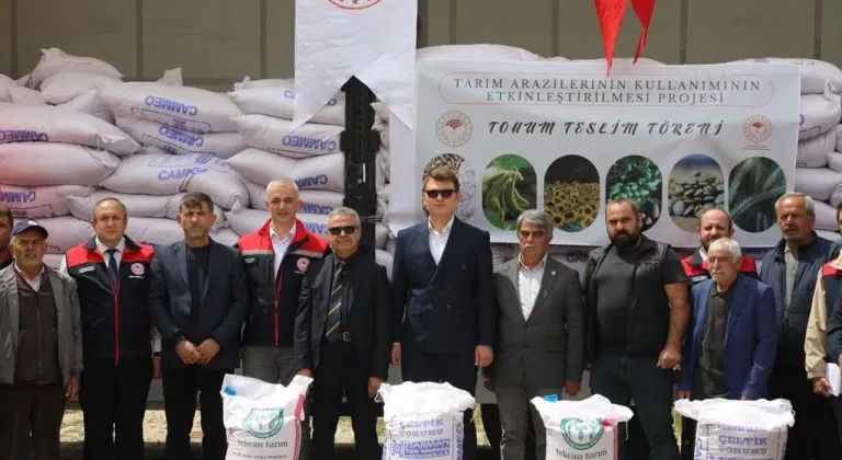 Üreticiye 51 ton sertifikalı çeltik tohumu dağıtıldı