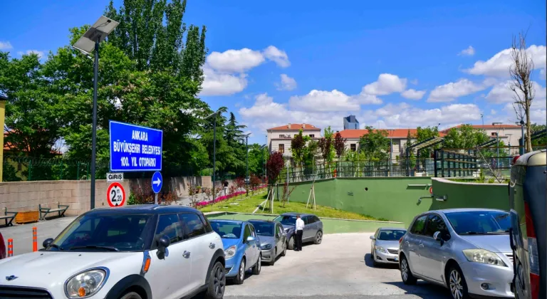 Üstü park altı otopark: Ulus 100. Yıl Kapalı Otoparkı açıldı