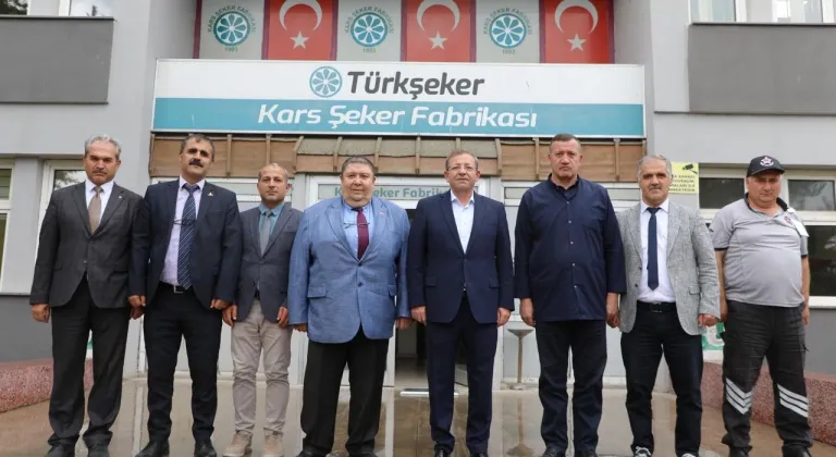 Vali Ziya Polat Kars şeker fabrikasını ziyaret etti