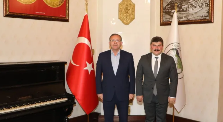 Vali Ziya Polat’tan Vali Yardımcısı Muhammed Enes Çıkrık’a veda ve teşekkür