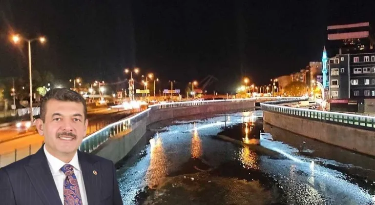 Zonguldak Deresi gece aydınlatması tamamlandı: Milletvekili Avcı'dan 